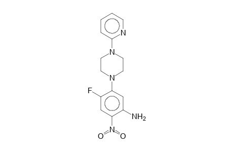Piperazine, 1-(5-amino-2-fluoro-4-nitrophenyl)-4-(2-pyridyl)-