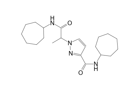 1H-pyrazole-1-acetamide, N-cycloheptyl-3-[(cycloheptylamino)carbonyl]-alpha-methyl-