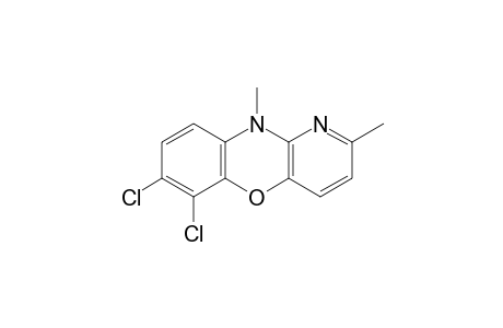 6,7-dichloro-2,10-dimethyl-10H-pyrido[3,2-b][1,4]benzoxazine