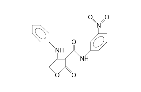 3-(N-[3-Nitro-phenyl]-carbamoyl)-4-phenylamino-furanone