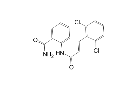 2-{[(2E)-3-(2,6-dichlorophenyl)-2-propenoyl]amino}benzamide