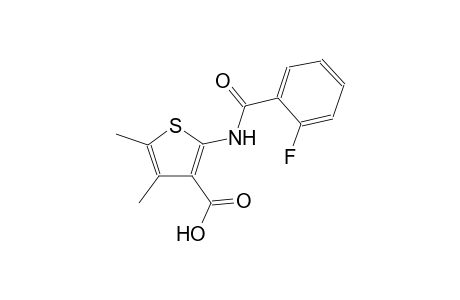 2-[(2-fluorobenzoyl)amino]-4,5-dimethyl-3-thiophenecarboxylic acid