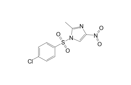 1-[(4-Chlorophenyl)sulfonyl]-2-methyl-4-nitro-1H-imidazole