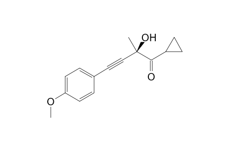 (R)-1-cyclopropyl-2-hydroxy-4-(4-methoxyphenyl)-2-methylbut-3-yn-1-one