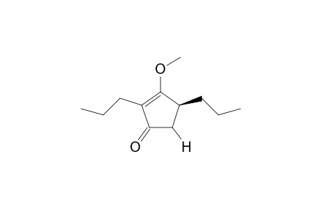 cis-3-Methoxy-2,4-dipropylcyclopent-2-en-1-one