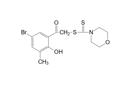 5'-BROMO-2'-HYDROXY-2-MERCAPTO-3'-METHYLACETOPHENONE, 2-(4-MORPHOLINECARBODITHIOATE)