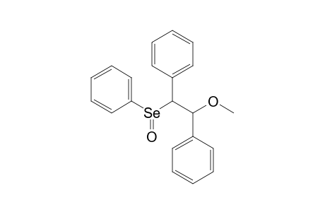threo 1,2-diphenyl-1-methoxy-2-phenylseleninyl ethane