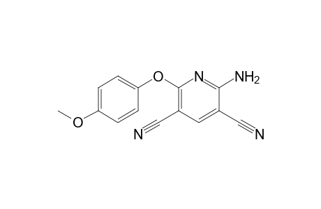 3,5-Pyridinedicarbonitrile, 2-amino-6-(4-methoxyphenoxy)-