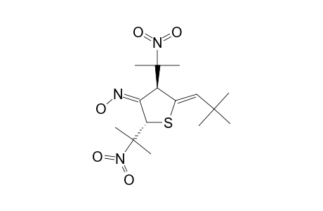 5-[(Z)-2',2'-DIMETHYL-PROPYLIDENE]-REL-2,TRANS-4-BIS-(1''-METHYL-1''-NITRO-ETHYL)-TETRAHYDROTHIOPHEN-3-ONE-OXIME