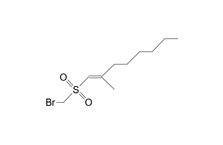 2-Methyl-(E)-1-octenyl bromomethyl sulfone