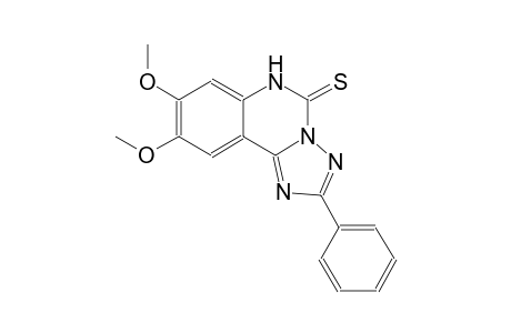 8,9-dimethoxy-2-phenyl[1,2,4]triazolo[1,5-c]quinazoline-5(6H)-thione