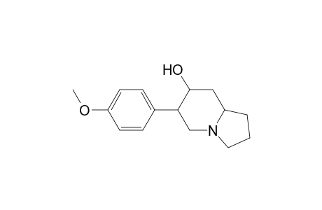 1,2,3,5,6,7,8,8a-octahydro-6-(4'-methoxyphenyl)indolizin-7-ol