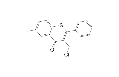 3-(chloromethyl)-6-methyl-2-phenyl-1-benzothiopyran-4-one