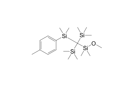 Methyl {Di(trimethylsilyl)[dimethyl(p-methylphenyl)silyl]methyl}dimethylsilyl ether