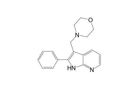 4-[(2-phenyl-1H-pyrrolo[2,3-b]pyridin-3-yl)methyl]morpholine
