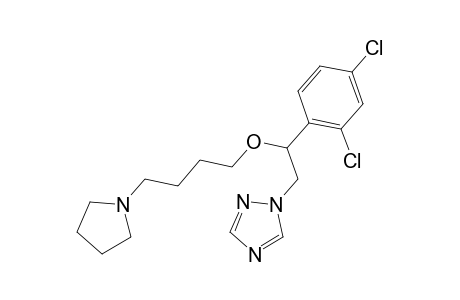 1H-1,2,4-Triazole, 1-[2-(2,4-dichlorophenyl)-2-[4-(1-pyrrolidinyl)butoxy]ethyl]-