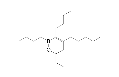 2H-1,2-Oxaborin, 2,3-dibutyl-6-ethyl-5,6-dihydro-4-pentyl-
