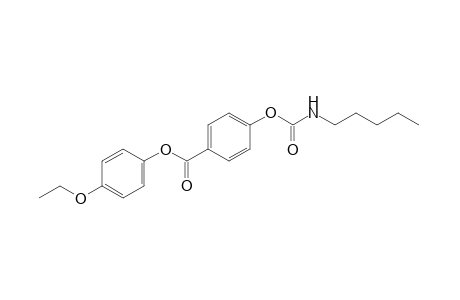 p-hydroxybenzoic acid, p-ethoxyphenyl ester, pentyl carbonate (ester)
