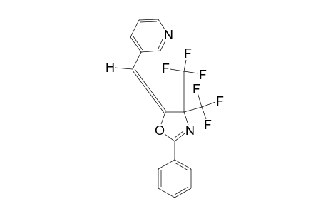 2-PHENYL-5-(E)-(3-PYRIDINYLMETHYLENE)-4,4-BIS-(TRIFLUOROMETHYL)-2-OXAZOLINE