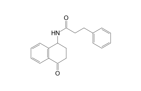 N1-(4-Oxo-1,2,3,4-tetrahydro-1-naphthalenyl)-3-phenylpropanamide