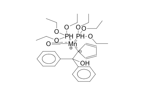 (1-DIPHENYLHYDROXYMETHYLCYCLOPENTADIENYL)CARBONYLBIS(TRIETHYLPHOSPHITE)MANGANESE