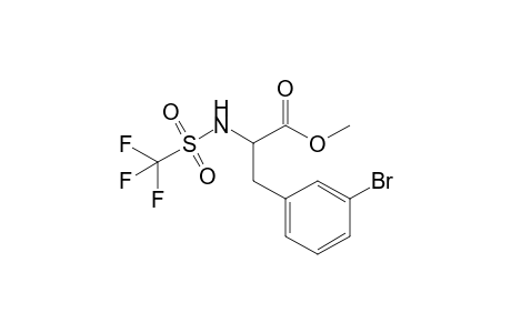 3-(3-Bromo-phenyl)-2-trifluoromethanesulfonylamino-propionic acid methyl ester