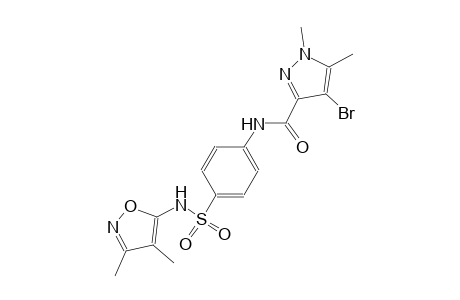 4-bromo-N-(4-{[(3,4-dimethyl-5-isoxazolyl)amino]sulfonyl}phenyl)-1,5-dimethyl-1H-pyrazole-3-carboxamide