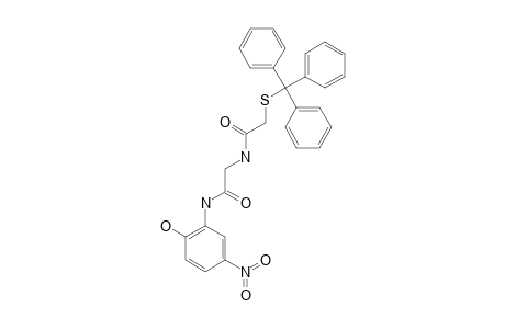 N-(2-HYDROXY-5-NITROPHENYL)-2-[(TRIPHENYLMETHYLTHIO)-METHYLCARBONYLAMINO]-ETHANAMIDE