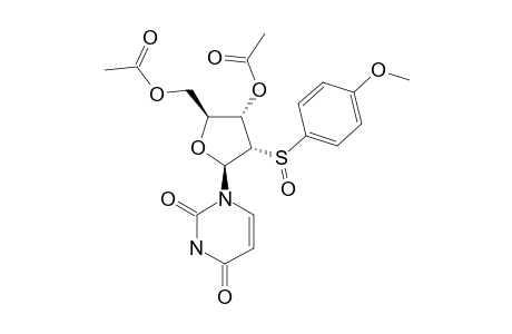3',5'-DI-O-ACETYL-2'-DEOXY-2'-[(4-METHOXYPHENYL)-SULFINYL]-URIDINE;ISOMER-R/S