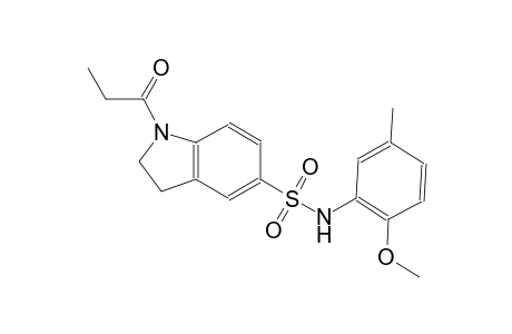 N-(2-methoxy-5-methylphenyl)-1-propionyl-5-indolinesulfonamide
