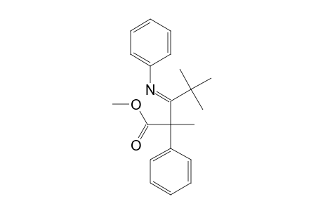 Methyl 2,4,4-trimethyl-2-phenyl-3-phenyliminopentanoate