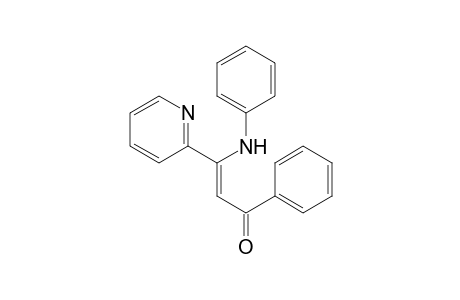 (Z)-1-Phenyl-3-(phenylamino)-3-(pyridin-2-yl)prop-2-en-1-one
