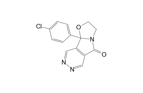 (+/-)-2,3-DIHYDRO-9B-(4-CHLOROPHENYL)-OXAZOLO-[3',2':1,2]-PYRROLO-[3,4-D]-PYRIDAZIN-5(9BH)-ONE