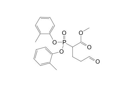 Methyl 2-[Di(o-tolyl)oxyphosphoryl]-5-oxopentanoate