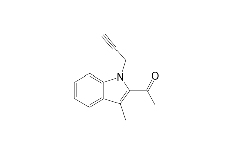 1-[3'-methyl-1'-(prop-2''ynyl)indol-2'-yl]ethanone