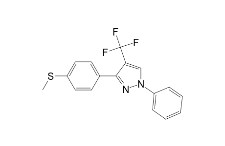 3-(4-Methylsulfanylphenyl)-1-phenyl-4-(trifluoromethyl)pyrazole