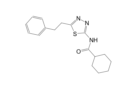 N-[5-(2-phenylethyl)-1,3,4-thiadiazol-2-yl]cyclohexanecarboxamide