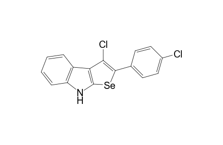 3-Chloro-2-(4-chlorophenyl)-8H-selenopheno[2,3-b]indole