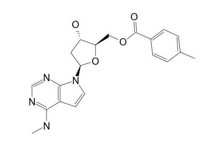 7-[2'-DEOXY-5-O-(PARA-TOLUOYL)-BETA-D-ERYTHRO-PENTOFURANOSYL]-4-(METHYLAMINO)-7H-PYRROLO-[2,3-D]-PYRIMIDINE