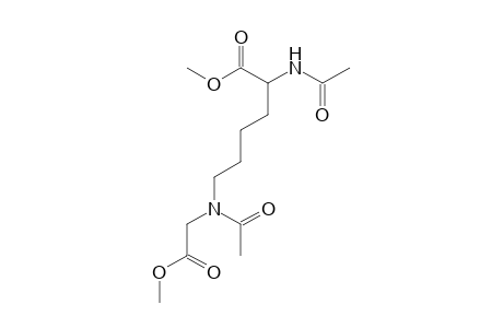 2-Acetylamino-6-(acetyl-methoxycarbonylmethyl-amino)-hexanoic acid methyl ester