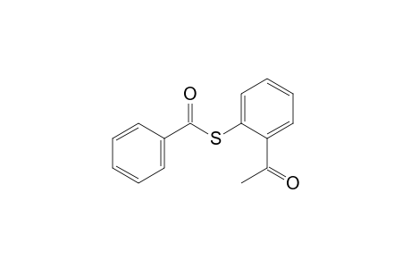 benzenecarbothioic acid S-(2-acetylphenyl) ester