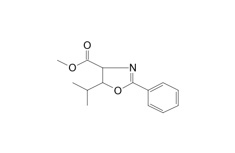 5-Isopropyl-2-phenyl-4,5-dihydrooxazole-4-carboxylic acid, methyl ester
