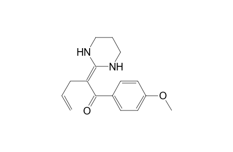 2-(1,3-diazinan-2-ylidene)-1-(4-methoxyphenyl)-4-penten-1-one