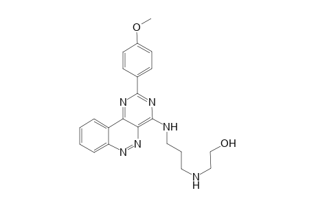 2-[3-[2-(4-Methoxyphenyl)-pyrimido[5,4-c]cinnolin-4-yl](aminopropyl)amino]ethanol