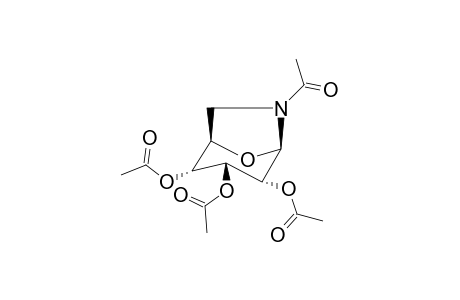 6-ACETAMIDO-2,3,4-TRI-O-ACETYL-1,6-ANHYDRO-6-DEOXY-BETA-D-GLUCOPYRANOSE;MAJOR-ROTAMER