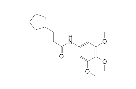 Propanamide, 3-cyclopentyl-N-(3,4,5-trimethoxyphenyl)-
