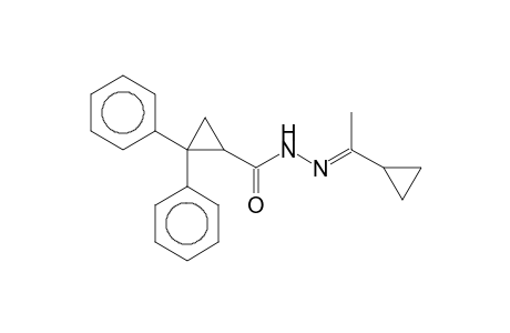 N-[(E)-1-cyclopropylethylideneamino]-2,2-diphenyl-1-cyclopropanecarboxamide