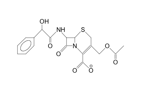 7-(2-Phenyl-2-hydroxy-acetamido)-cephalosporanic acid, anion