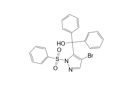 1H-Pyrazole-5-methanol, 4-bromo-.alpha.,.alpha.-diphenyl-1-(phenylsulfonyl)-