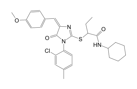 butanamide, 2-[[(4E)-1-(2-chloro-4-methylphenyl)-4,5-dihydro-4-[(4-methoxyphenyl)methylene]-5-oxo-1H-imidazol-2-yl]thio]-N-cyclohexyl-
